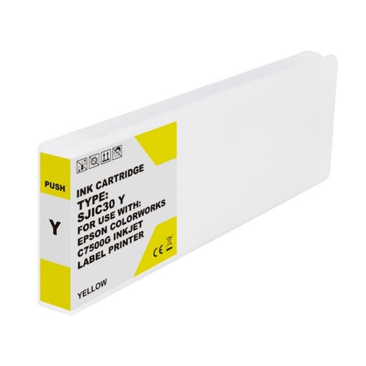 Tinteiro Compatível Epson SJIC30P Amarelo - C33S020642/SJIC30P(Y)