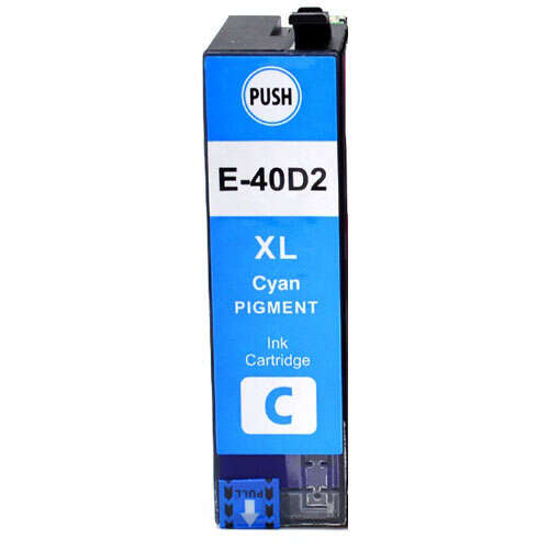 Tinteiro Compatível de Tinta Pigmentada Epson T40D2 Ciano - C13T40D240/C13T40C240
