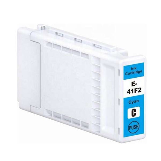 Tinteiro Compatível de Tinta Pigmentada Epson T41F2 Ciano - C13T41F240/C13T41R240