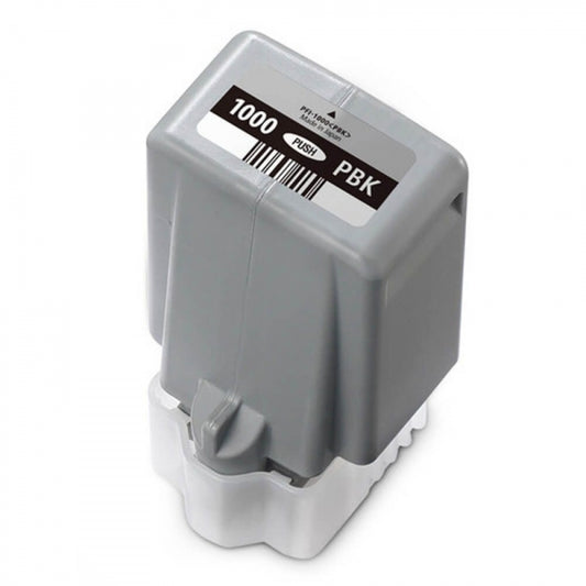 Tinteiro Compatível de Tinta Pigmentada Canon PFI1000 Preto Fotográfico - PFI1000PBK/0546C001