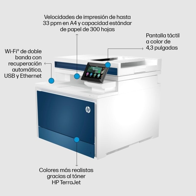 HP LaserJet Pro 4302dw Impressora Multifunções Laser a Cores