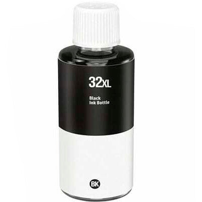 Tinta Pigmentada Compatível HP 32XL Preto - 1VV24AE