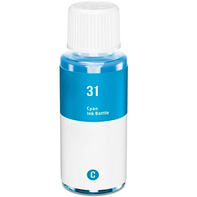 Tinta Compatível HP 31 Ciano - 1VU26AE