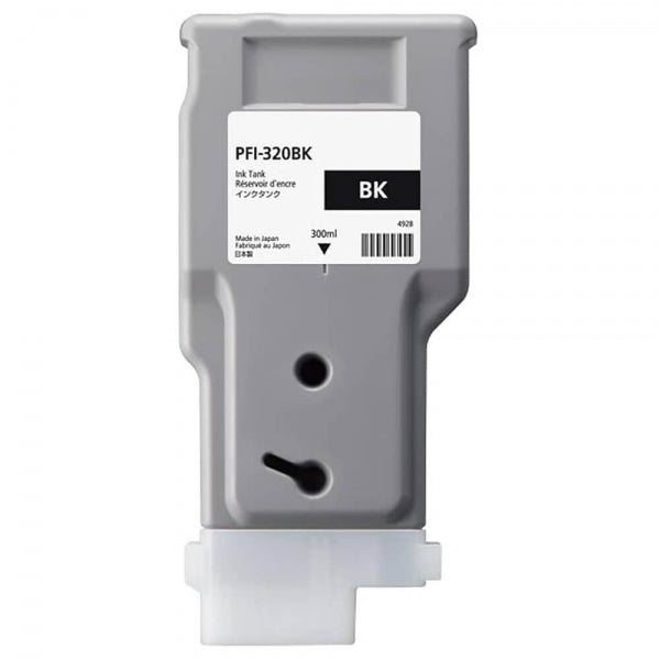 Tinteiro Compatível de Tinta Pigmentada Canon PFI320 Preto - 2890C001