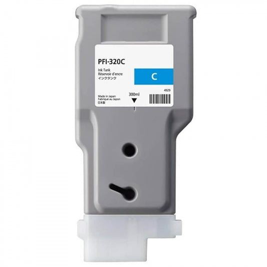 Tinteiro Compatível de Tinta Pigmentada Canon PFI320 Ciano - 2891C001
