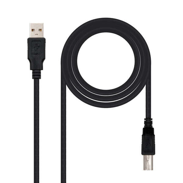 Cabo de Impressora Nanocable Cabo USB Tipo A a Tipo B 1.80m