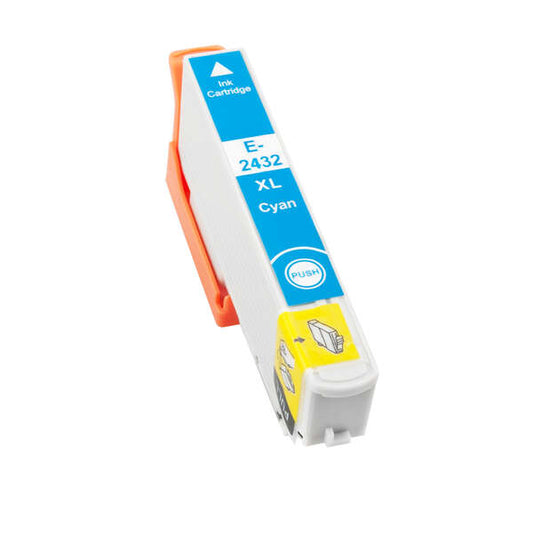Tinteiro Compatível Epson T2432/T2422 (24XL) Ciano - C13T24324012/C13T24224012