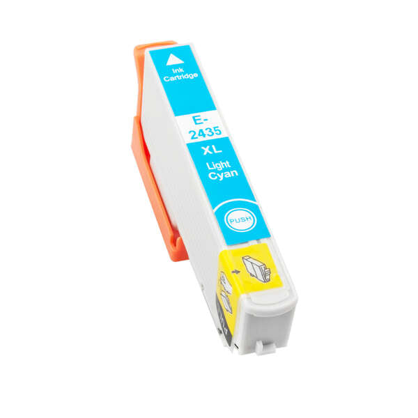 Tinteiro Compatível Epson T2435/T2425 (24XL) Ciano claro - C13T24354012/C13T24254012