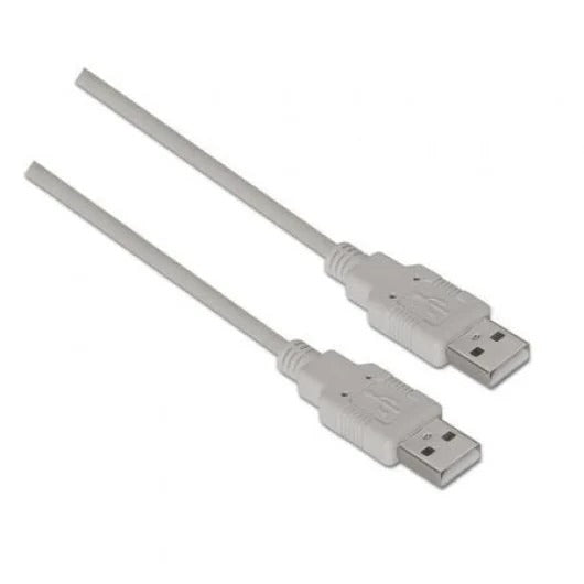 Aisens Cabo USB 2.0 - Tipo A Macho a A Macho - 2.0m - Color Beige