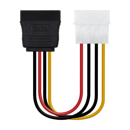 Cabo de Alimentação SATA Nanocable 5.25" Molex 4 Pinos Macho - Fêmea 16cm