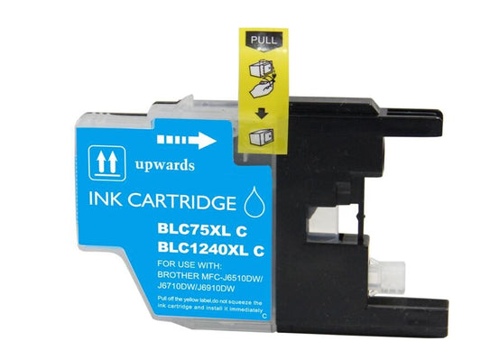 Tinteiro Compatível Brother LC1240XL/LC1220XL/LC1280XL Ciano