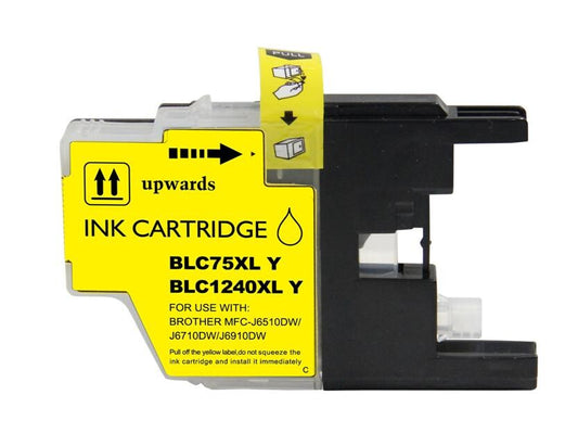 Tinteiro Compatível Brother LC1240XL/LC1220XL/LC1280XL Amarelo