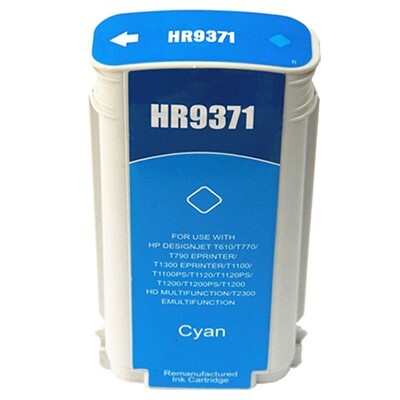 Tinteiro Compatível HP 72 Ciano - C9371A