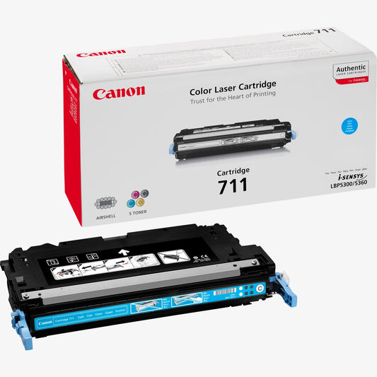Toner Original Canon 711 Ciano