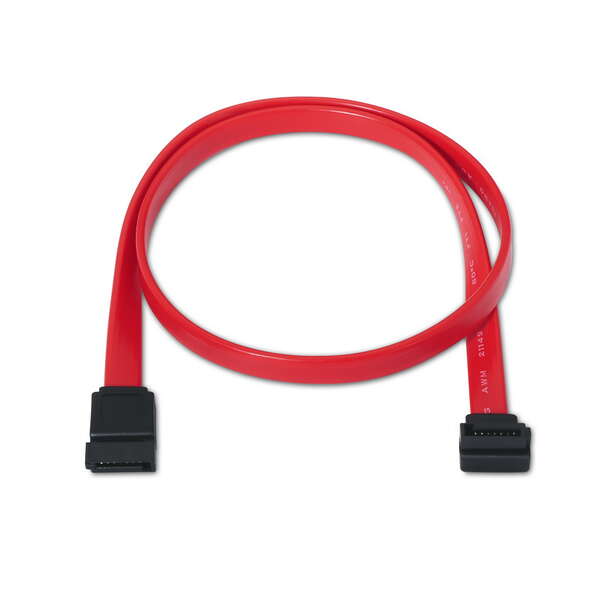 Cabo SATA AISENS A130-0155 0,5m Vermelho e Preto SATA III Macho/Macho