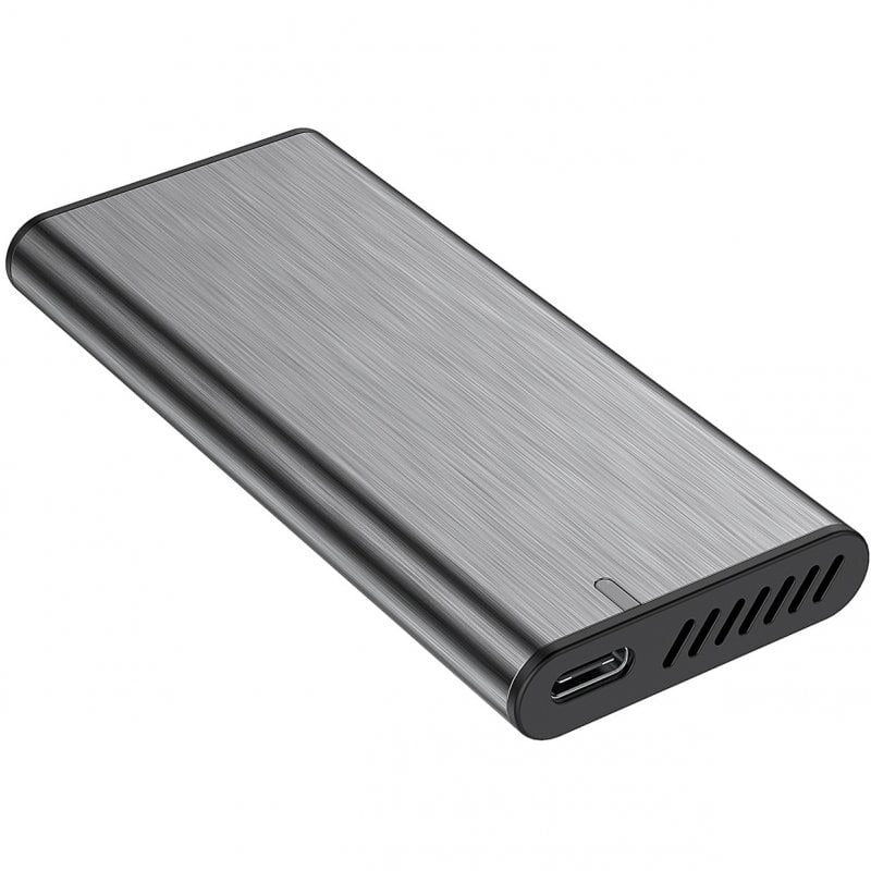 Aisens Caixa Externa M.2 (NGFF) SSD M.2 SATA USB-C 3.1 Cinzenta