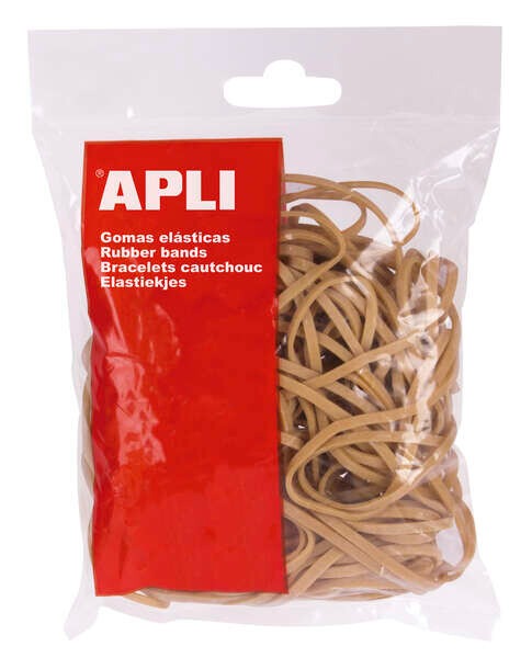 Elásticos de Borracha APLI Ø 200x3 mm - 100g - 70% Borracha Natural