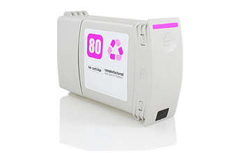 Tinteiro Compatível de Tinta Pigmentada HP 80 Magenta C4847A