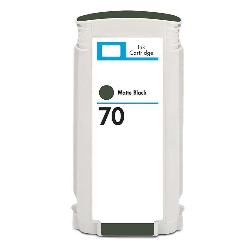 Tinteiro Compatível de Tinta Pigmentada HP 70 Preto Matre - C9448A