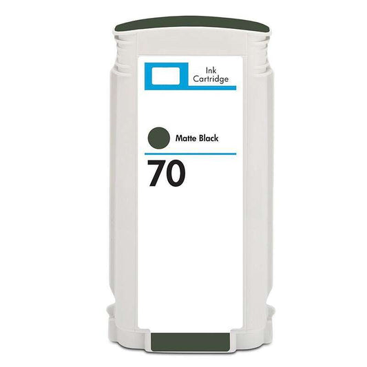 Tinteiro Compatível de Tinta Pigmentada HP 70 Preto Matre - C9448A