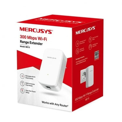 Range Extender Mercusys ME10 N300 Single-Band WiFi 4 10/100Mbps