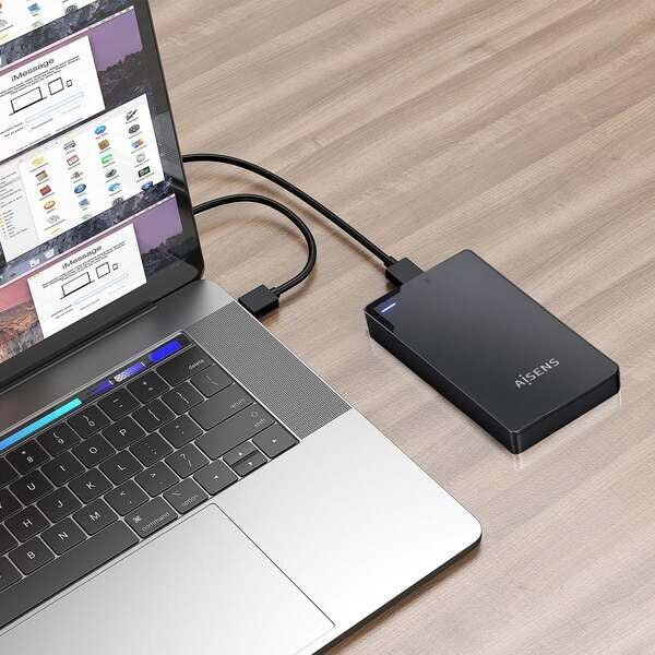 AISENS ASE-2520B Caixa Externa 2,5" SATA USB 3.0/USB3.1