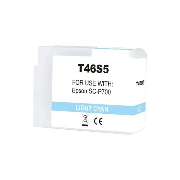 Tinteiro Compatível Epson T46S5 Ciano Claro - C13T46S500