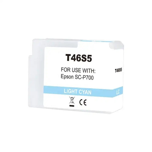 Tinteiro Compatível Epson T46S5 Ciano Claro - C13T46S500