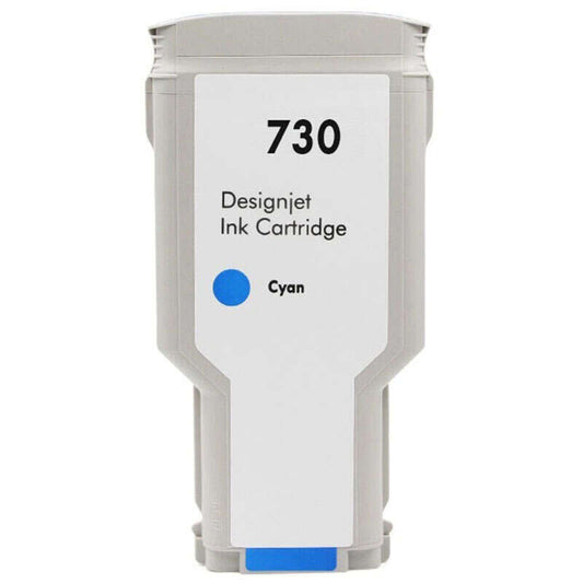 Tinteiro Compatível HP 730 Ciano - P2V68A/P2V62A