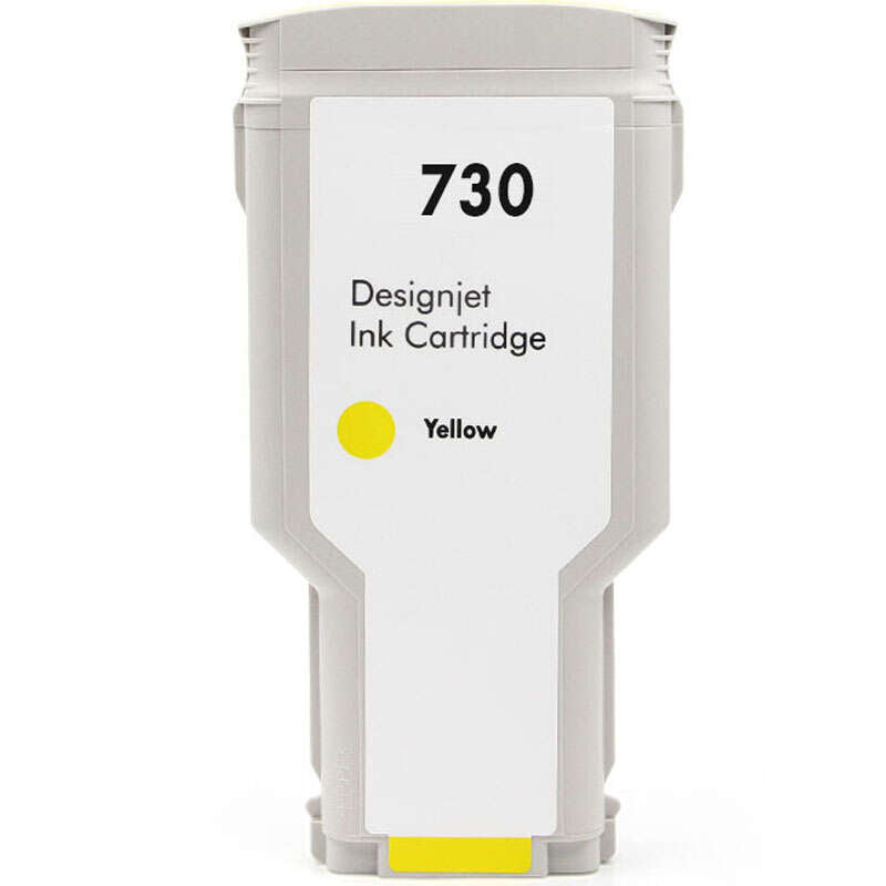 Tinteiro Compatível HP 730 Amarelo - P2V70A/P2V64A