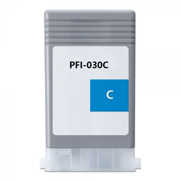 Tinteiro Compatível de Tinta Pigmentada Canon PFI030 Ciano - 3490C001