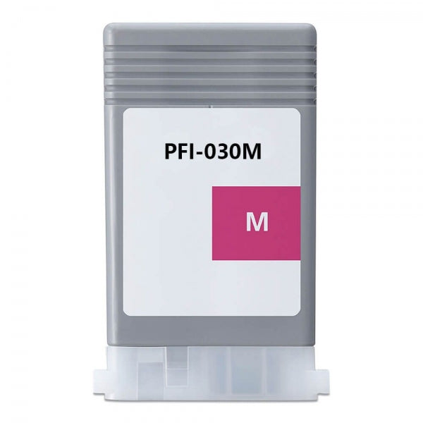 Tinteiro Compatível de Tinta Pigmentada Canon PFI030 Magenta - 3491C001