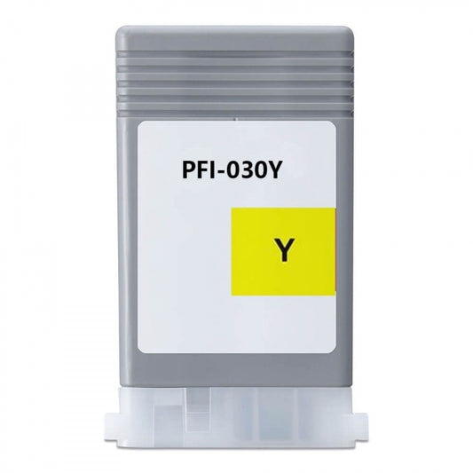 Tinteiro Compatível de Tinta Pigmentada Canon PFI030 Amarelo - 3492C001