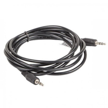 Cabo de áudio Lanberg MiniJack 3.5mm 3 Pin Macho/Macho 2m Preto