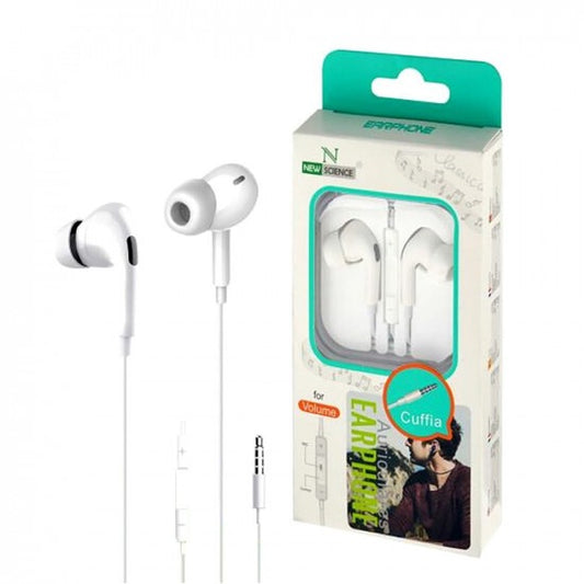 Auriculares Branco iphone Pro New Science