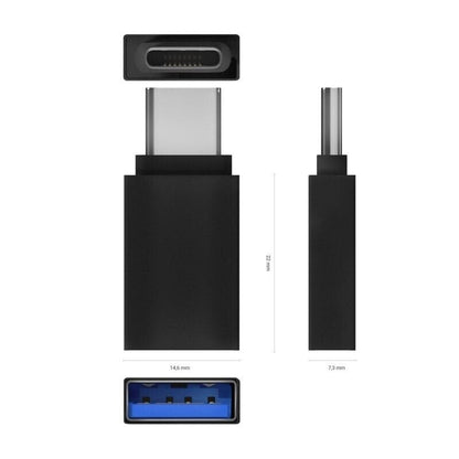 Aisens Mini Adaptador USB 3.2 para USB-C Fêmea/Macho