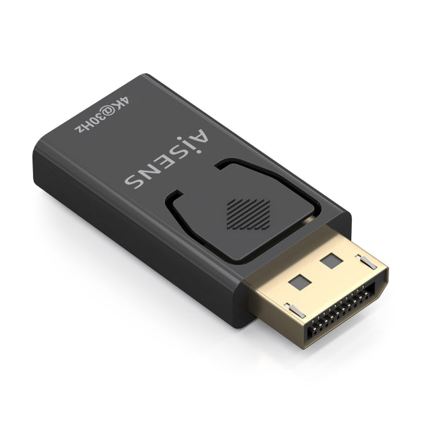 Aisens adaptador DisplayPort a HDMI - DP/M - HDMI/H - 4K30Hz - Color Negro