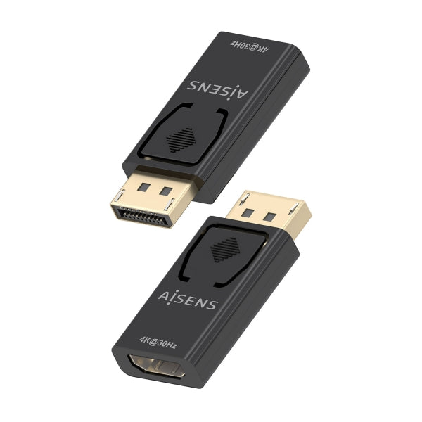 Aisens adaptador DisplayPort a HDMI - DP/M - HDMI/H - 4K30Hz - Color Negro