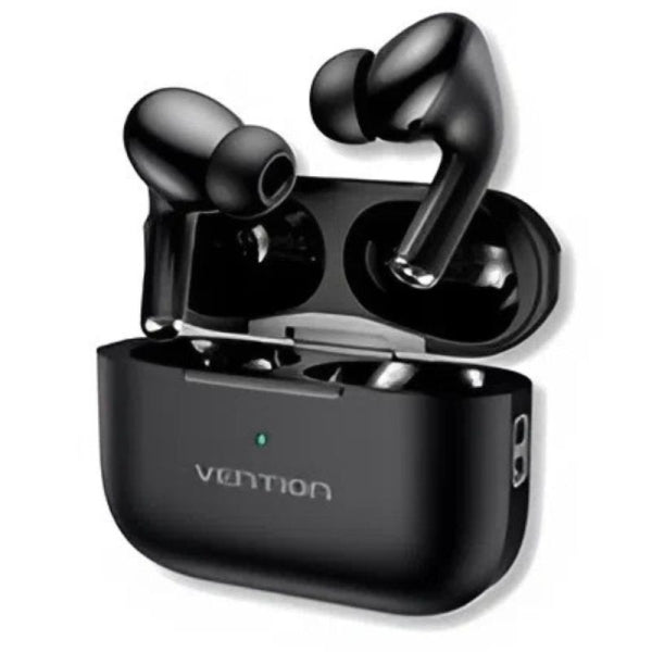 Vention Echo Lite E11 Auriculares Sem Fios Bluetooth 5.4 com Estojo de Carga e IPX4 Pretos