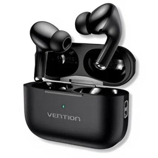 Vention Echo Lite E11 Auriculares Sem Fios Bluetooth 5.4 com Estojo de Carga e IPX4 Pretos