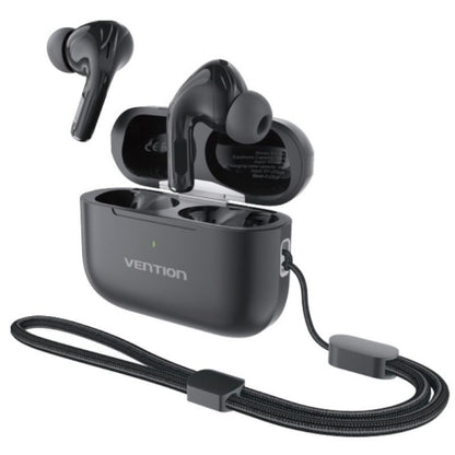 Vention Echo Lite E11 Auriculares Sem Fios Bluetooth 5.4 com Estojo de Carga e IPX4 Pretos