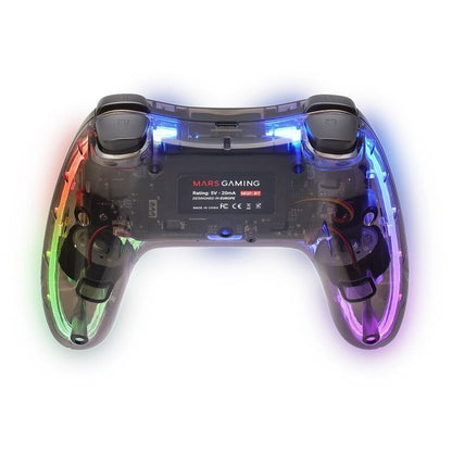 Gamepad Mars Gaming MGP-BT Comando Bluetooth Néon RGB + Adaptador Smartphone