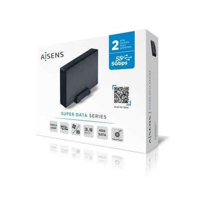 Aisens Caixa Externa 3.5" ASE-3530B  SATA3 USB 3.0 Preta