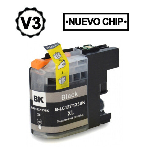Tinteiro Compatível Brother LC127XL Preto