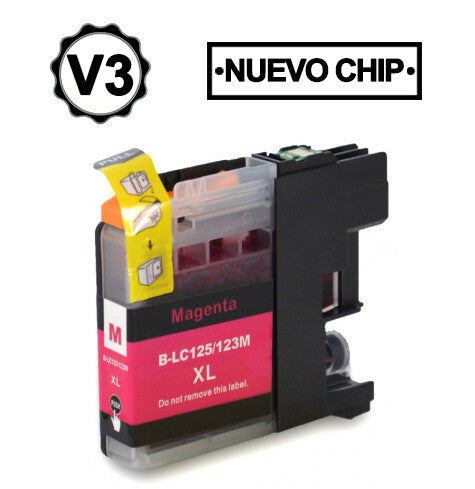 Tinteiro Compatível Brother LC125XL Magenta