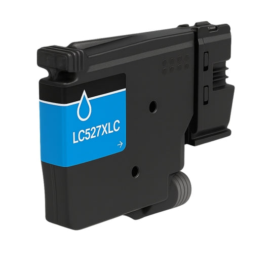 Tinteiro Compatível de Tinta Pigmentada Brother LC527XL Ciano - LC527XLC/LC527C