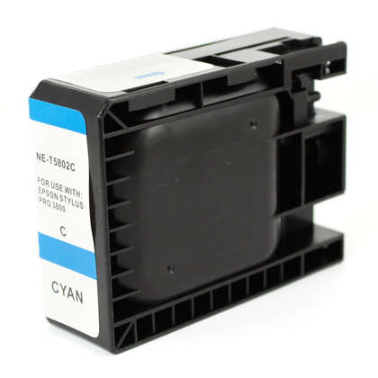 Tinteiro Compatível Epson T5802 Ciano - C13T580200