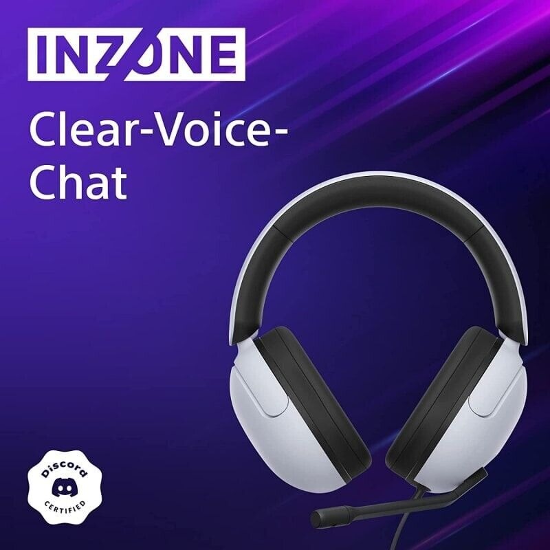 Sony INZONE H3 Auscultador Gaming 7.1 PC/PS5 Branco