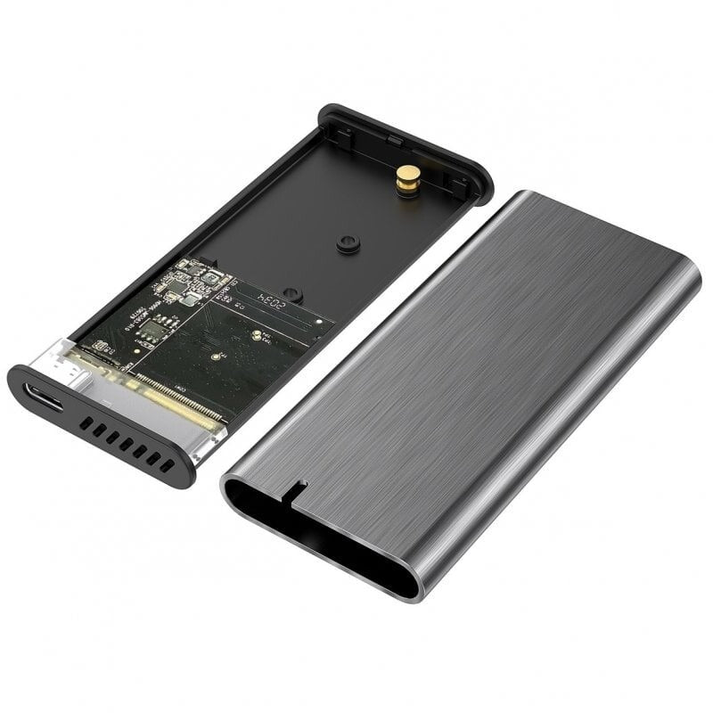Aisens Caixa Externa M.2 (NGFF) SSD M.2 SATA USB-C 3.1 Cinzenta