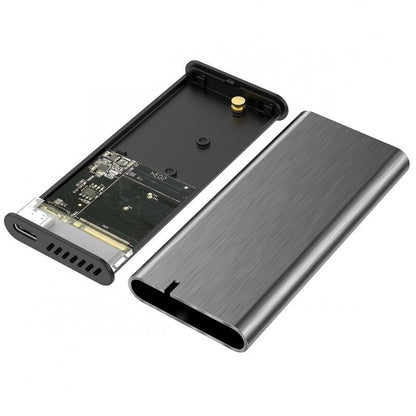 Aisens Caixa Externa M.2 (NGFF) SSD M.2 SATA USB-C 3.1 Cinzenta